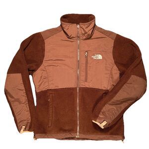 The North Face Denali Fleece Polartec Jacket Women's Small Jacket Brown Full Zip